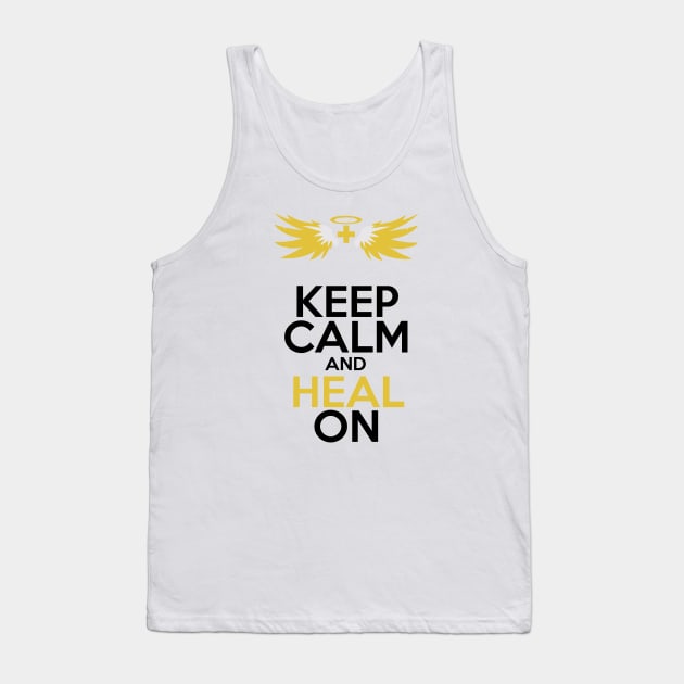 Keep Calm and Heal On Tank Top by WinterWolfDesign